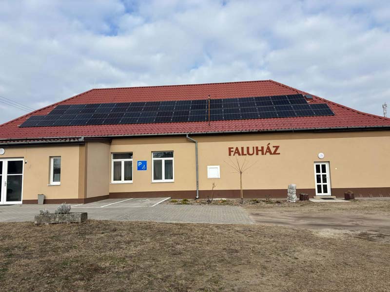 Projektzáró sajtóközlemény – Épületenergetikai fejlesztés Kunbaracs településen