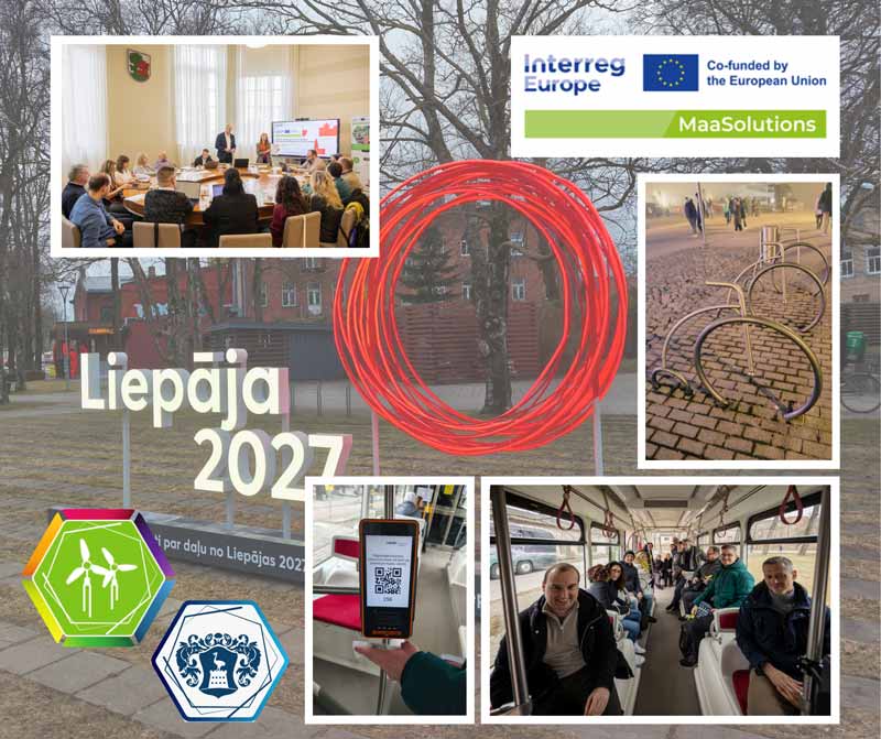 Mobilitási tanulmányút Liepājában – nemzetközi tapasztalatcsere a fenntartható közlekedésért