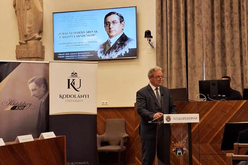 Klebelsberg Kuno tudományos emlékkonferencia a székesfehérvári Városházán