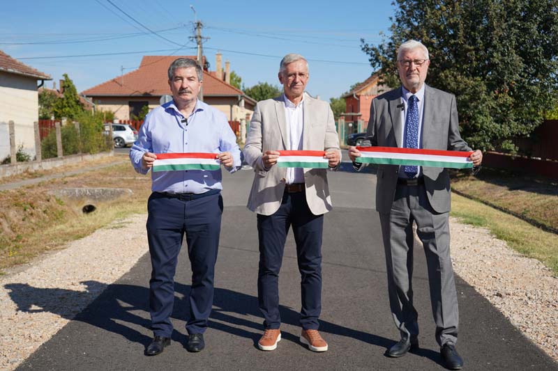 Lezárult a TOP Plusz keretében megvalósult belterületi útfejlesztés Berettyóújfaluban