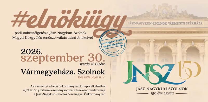 Különleges találkozásnak ad otthont a szolnoki megyeháza
